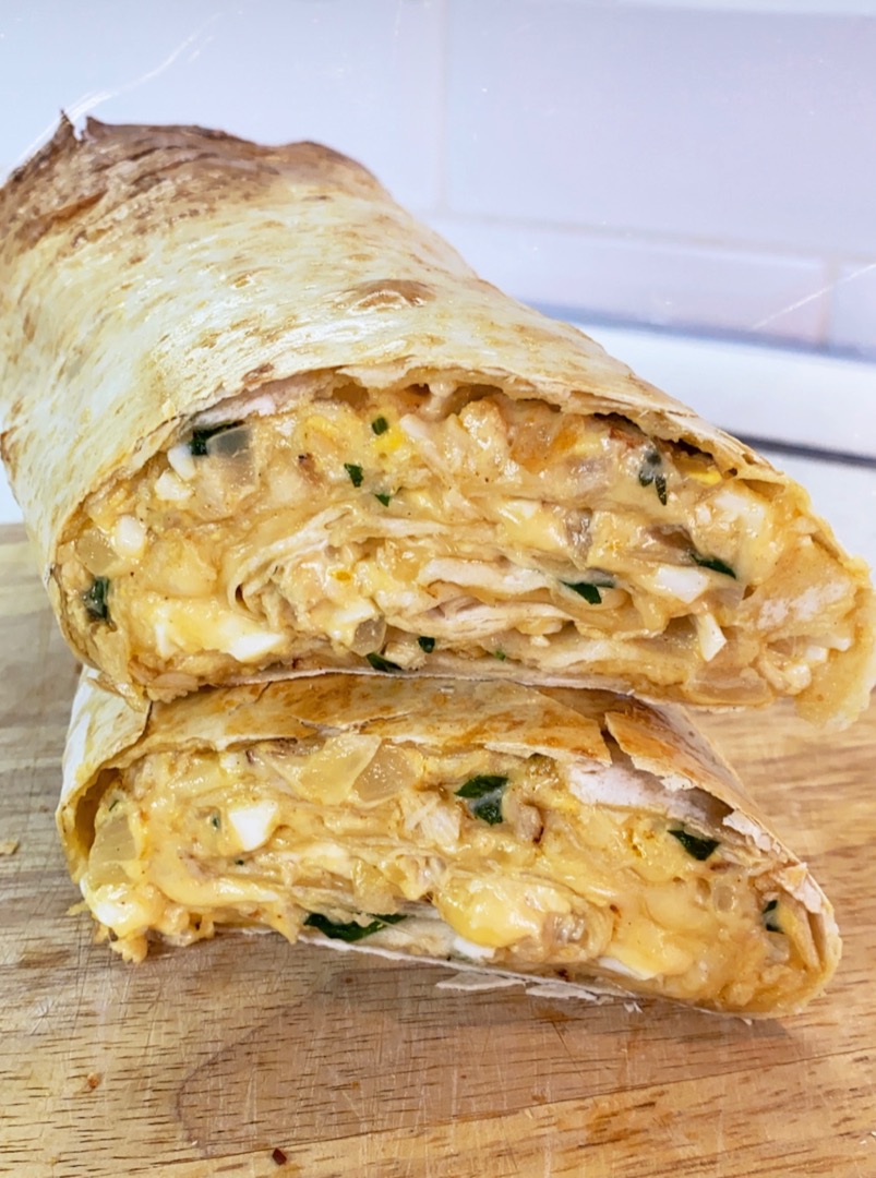 Куриный рулет в лаваше