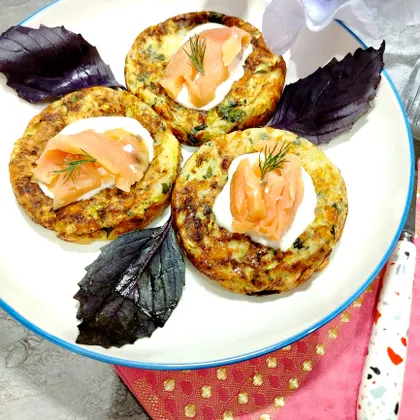 Кабачковые оладьи с сыром