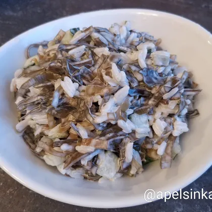 Салат с морской капустой и рисом. #чемпионатмира #Россия