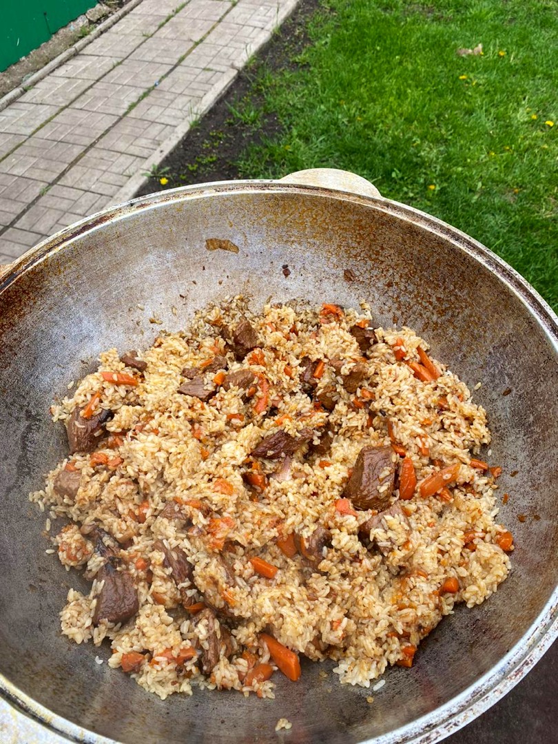 Плов узбекский на костре
