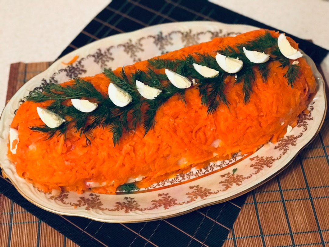 #КП_оранжевый Овощное полено с сёмгой