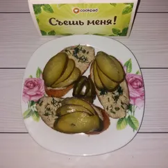 Паштет из копчёной скумбрии с печёным картофелем