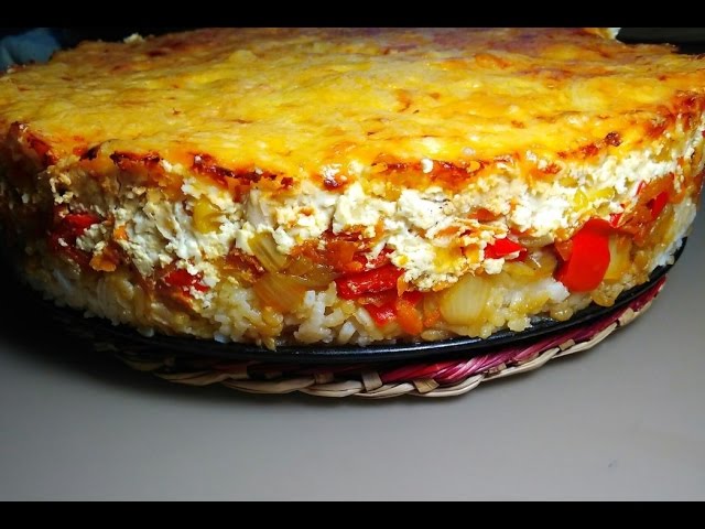 Запеканка с курицей и овощами