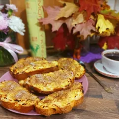 Хрустящие гренки с яблоками 🍎