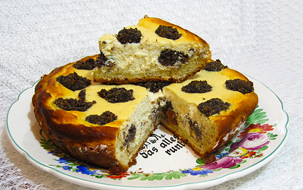 Бабушкин творожно-маковый пирог. Omas Mohn-Käsekuchen
