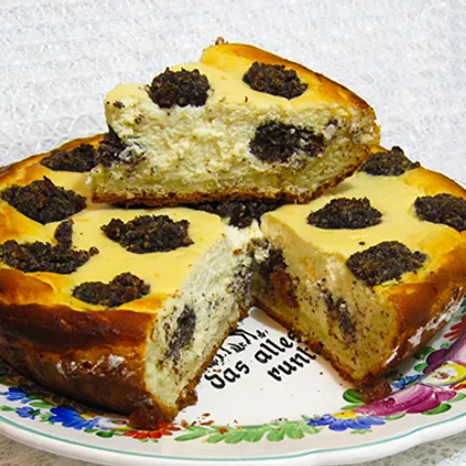 Бабушкин творожно-маковый пирог. Omas Mohn-Käsekuchen