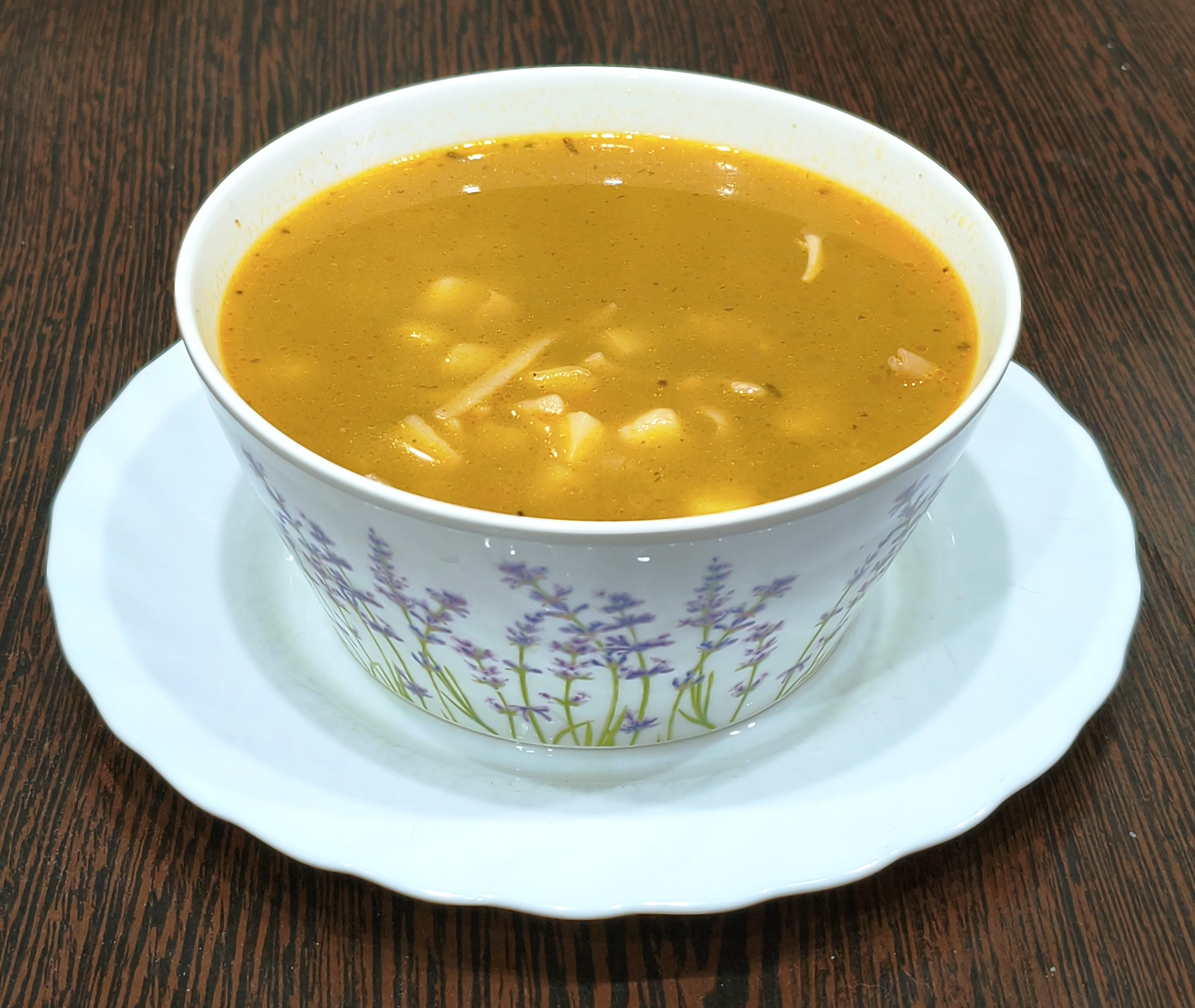 Сырный суп с курицей