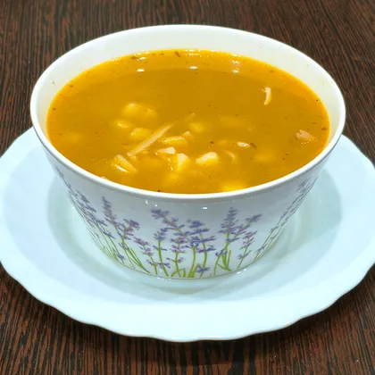 Сырный суп с курицей