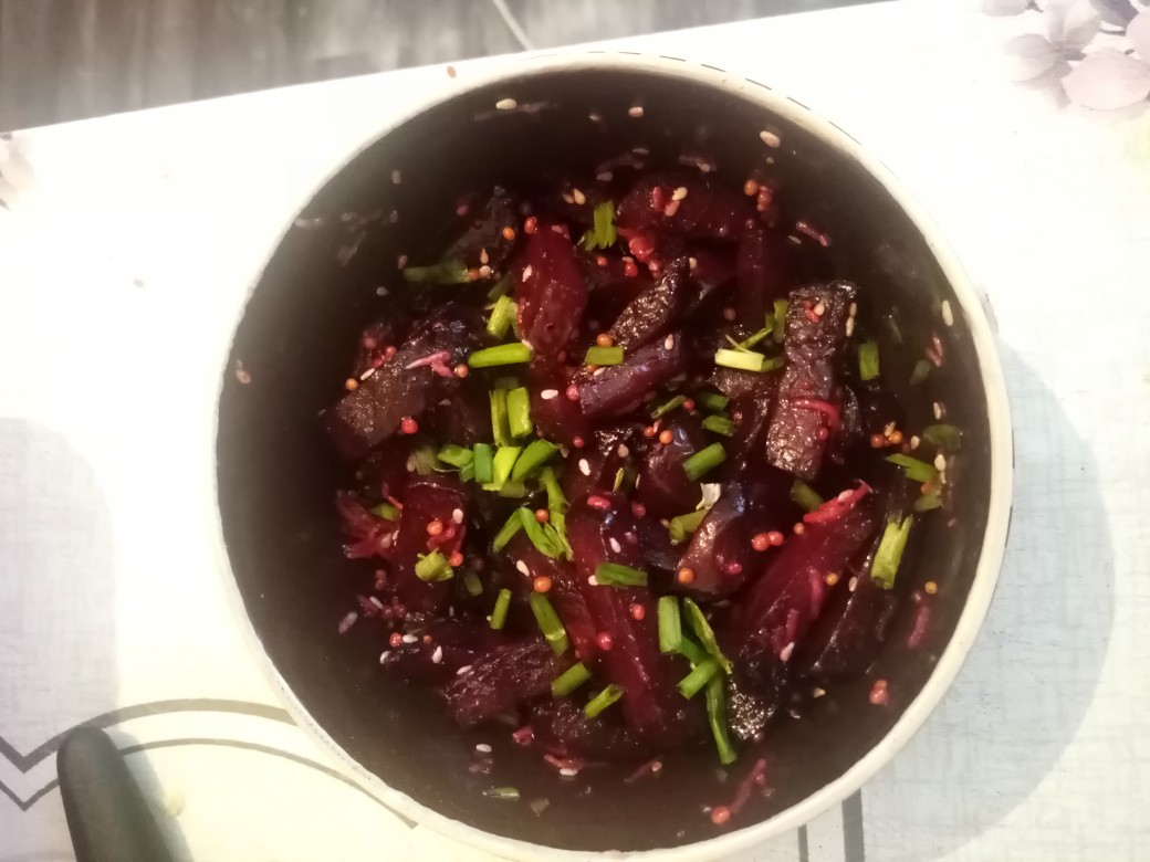 Салат из запечённой свёклы ПП