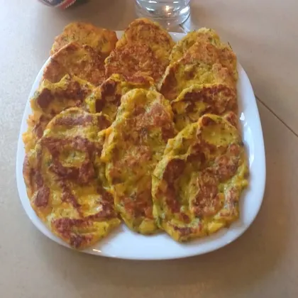 Оладьи овощные