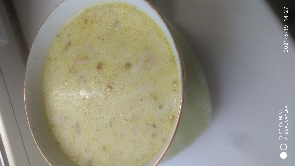 Сырный с макаронами суп