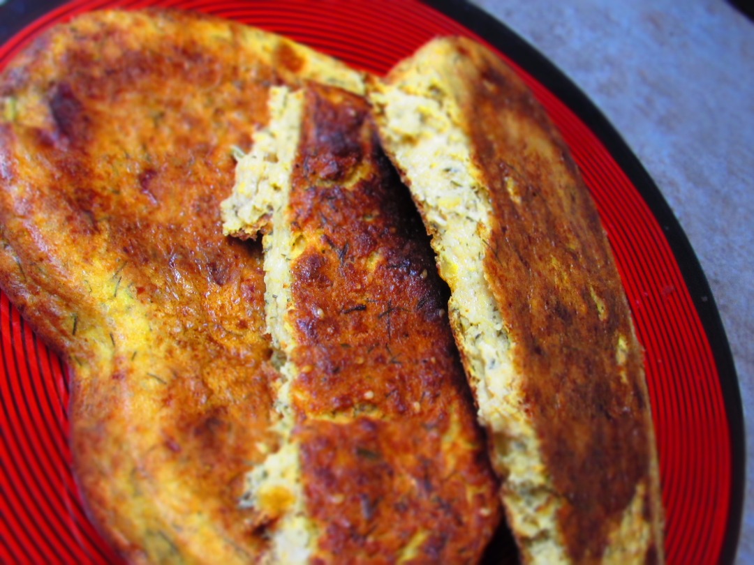 Запеканка из кабачков с творог и сулгуни