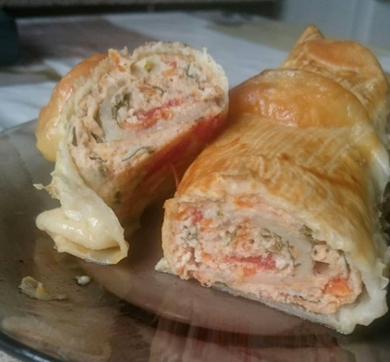 Запечённый рулет
