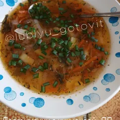 Постные щи с кукурузой ПП 