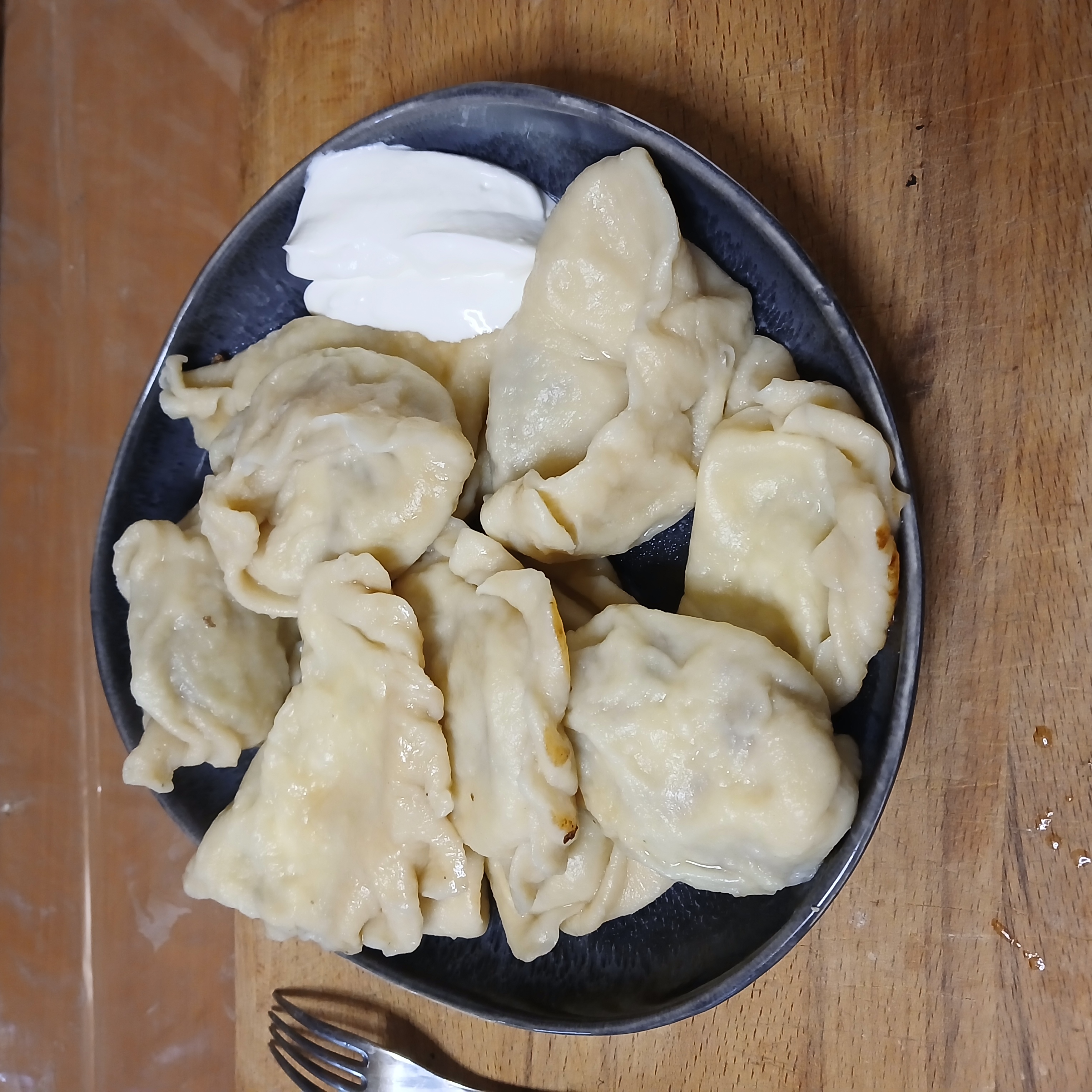 Вареники. Картофель, грибы и творог