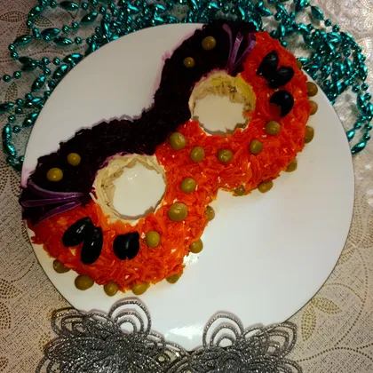 Салат "Новогодняя маска"