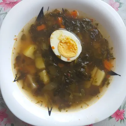 Щавелевый суп. (Зимний вариант)