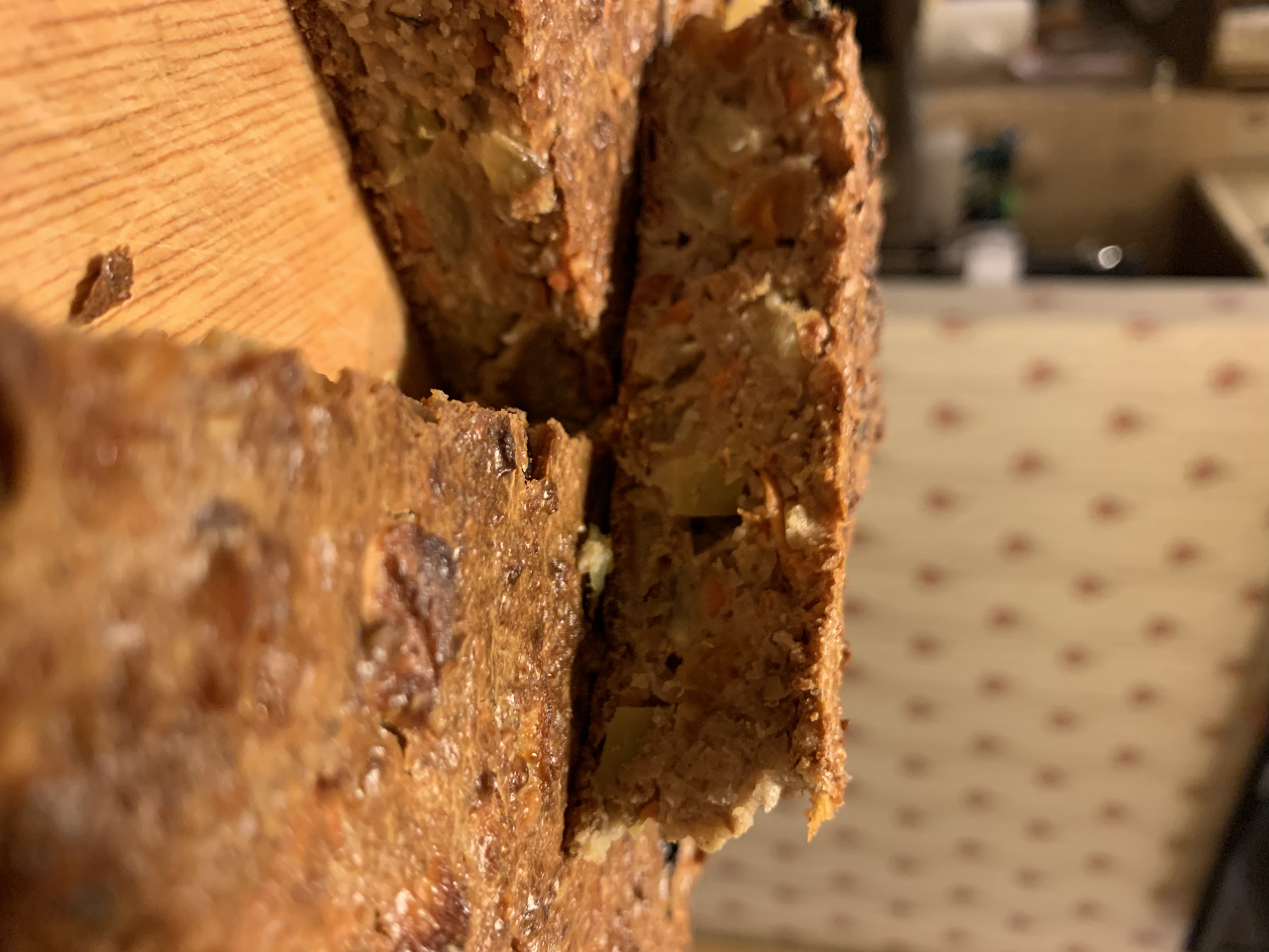 Овсяно-морковный пирог без муки