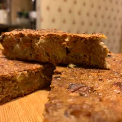 Овсяно-морковный пирог без муки