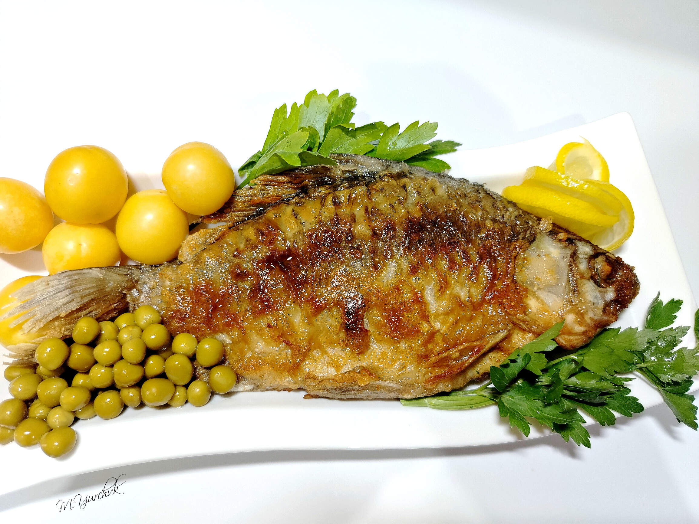 Караси на сковороде жареные с хрустящей корочкой 
