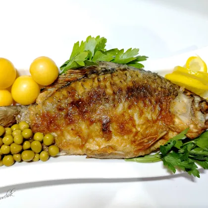 Караси на сковороде жареные с хрустящей корочкой 
