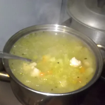 Суп из булгура с овощами