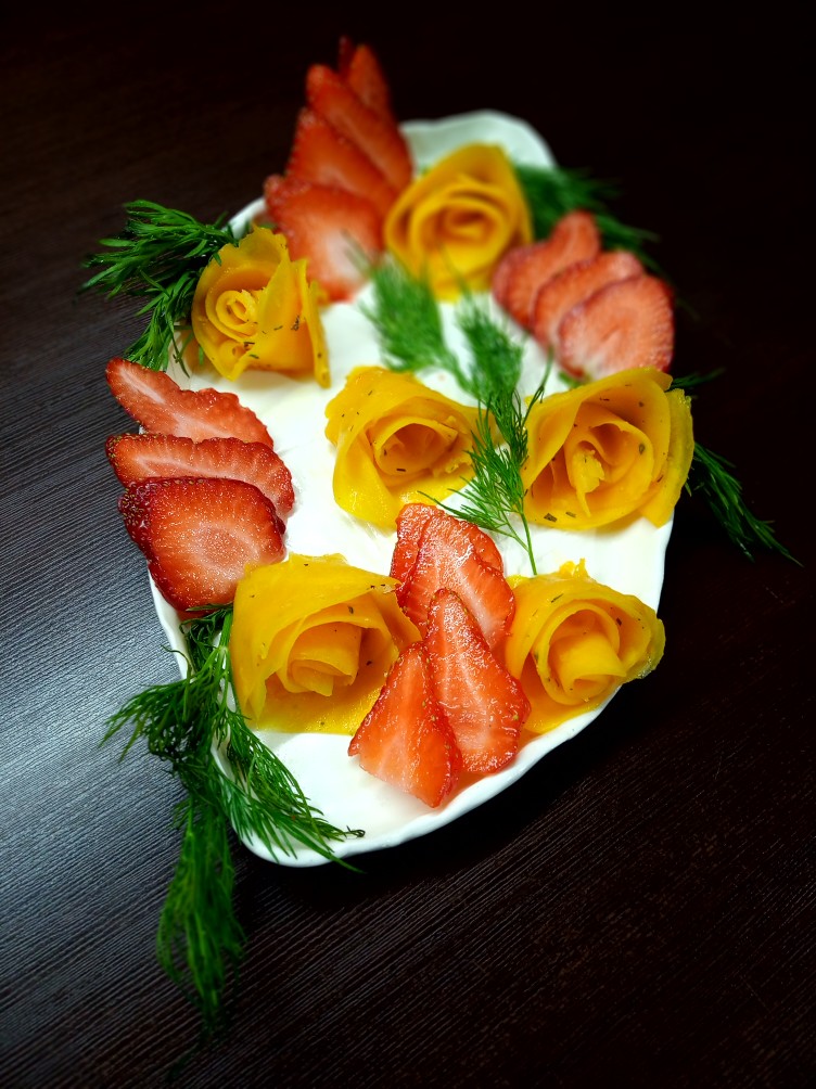 Карпаччо из тыквы