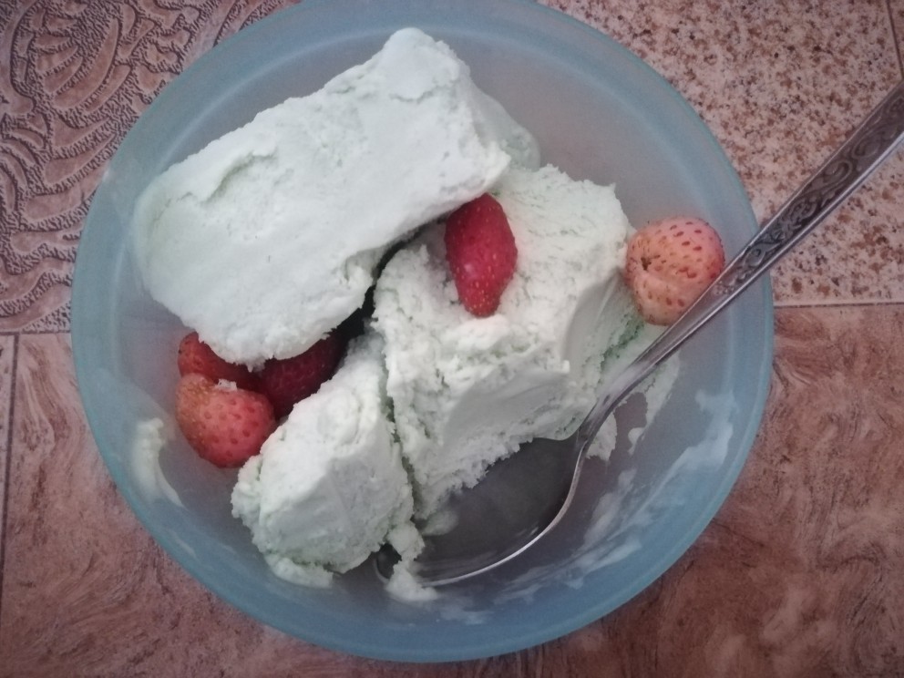 Мороженое с киви