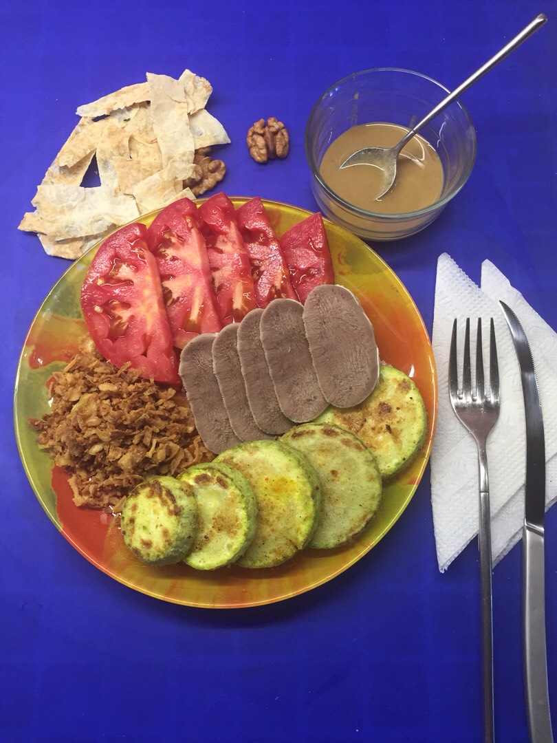 Медальоны из кабачка