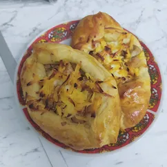 Лодочки с куриной грудкой,картошкой и сыром к праздничному столу