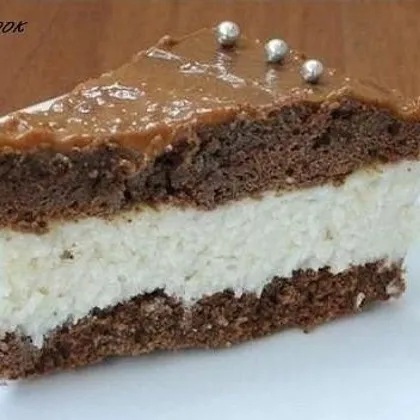 Торт 'кокосово-шоколадный' &#127856