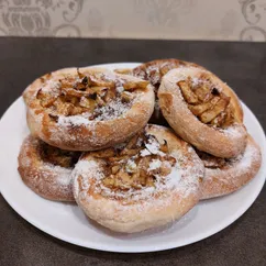 Печенье "Ватрушки" с яблоком и корицей