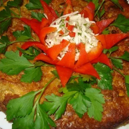 Мясной рулет-кольцо