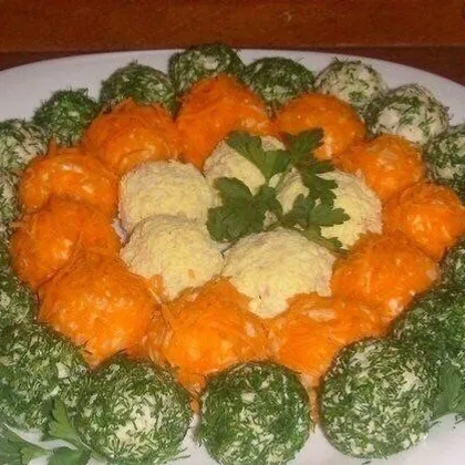 Салат в шариках 🍴👌