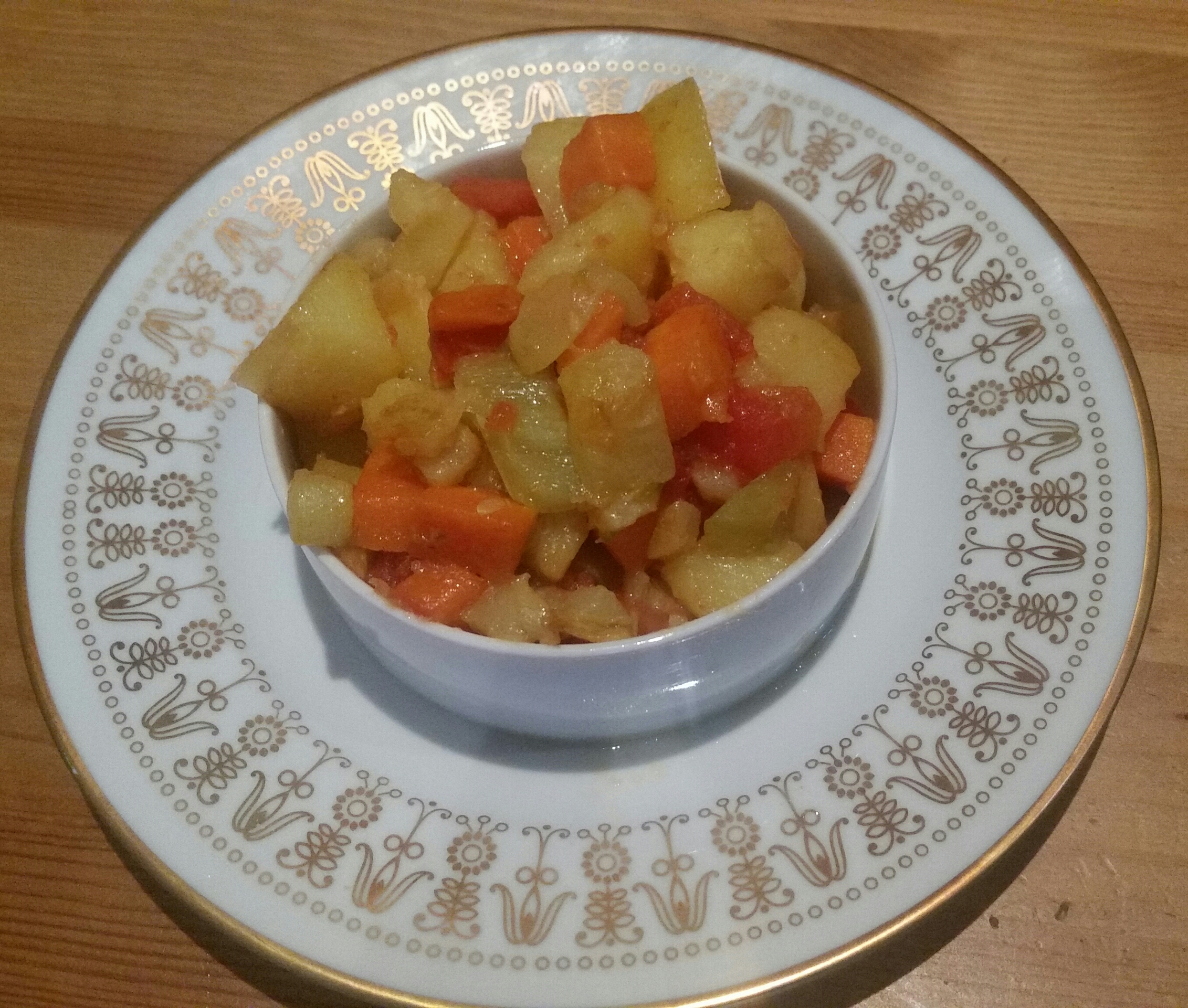 Овощное рагу с кабачком