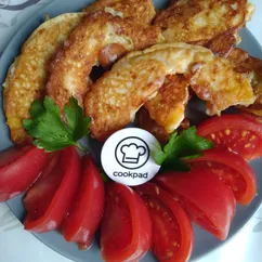 Кабачки в сырном кляре