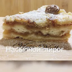 Насыпной яблочный пирог