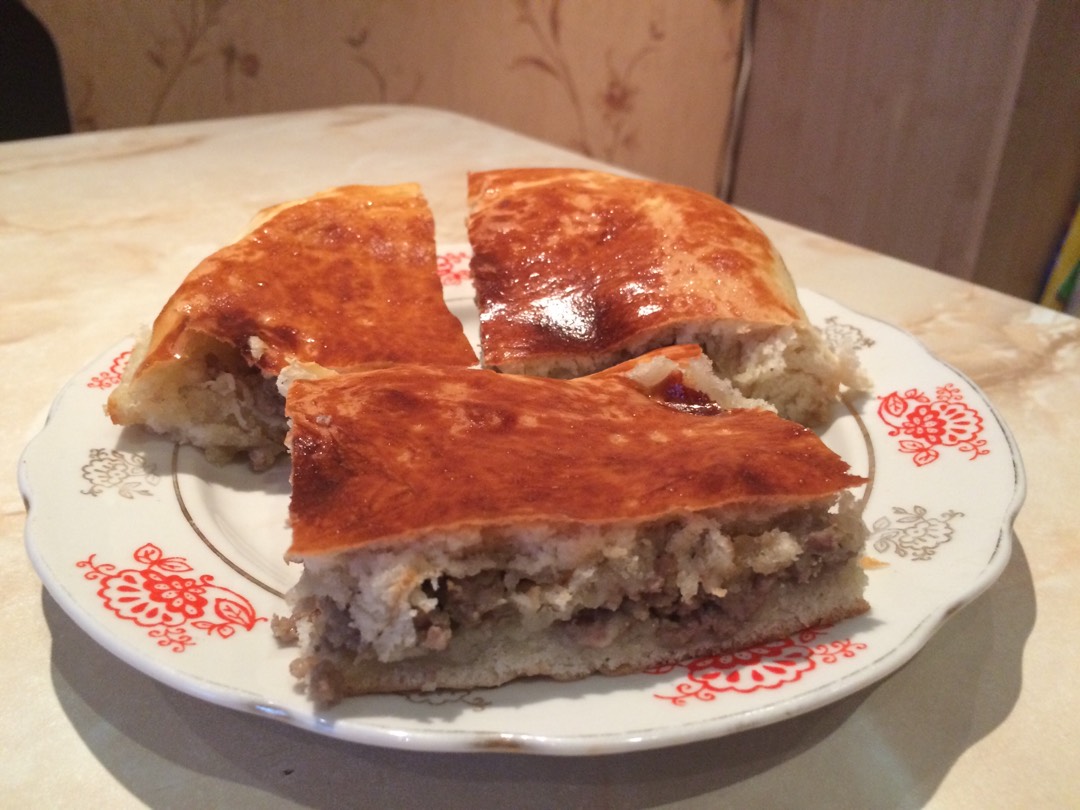 Пирог с мясом 🥧