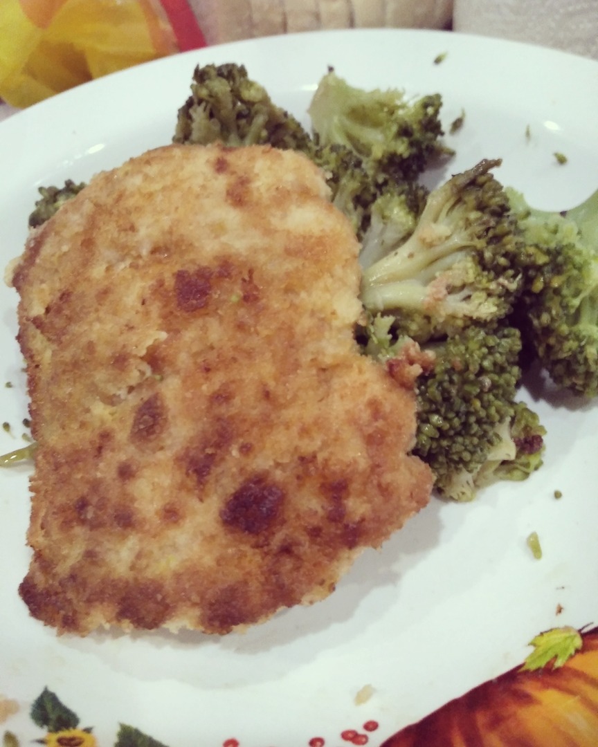 Куриные отбивные с карри в панировке