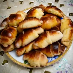 Рогалики из песочного теста с ореховой начинкой 😍🍰