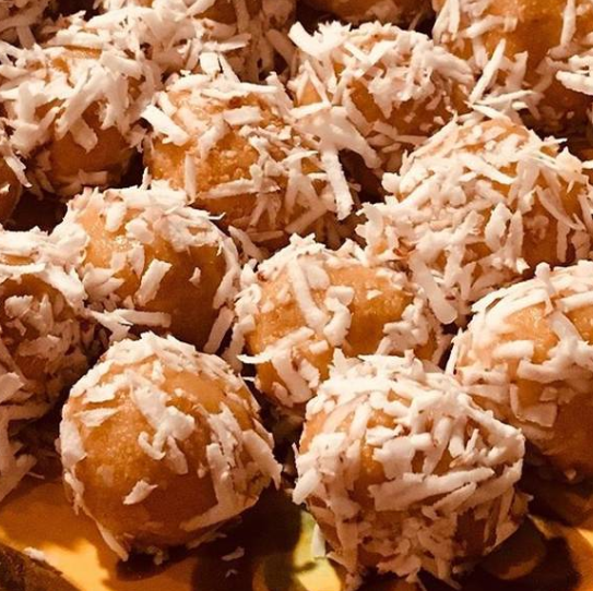 Конфеты песочные с кокосом