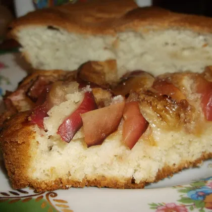 Бабушкин пирог с яблоками