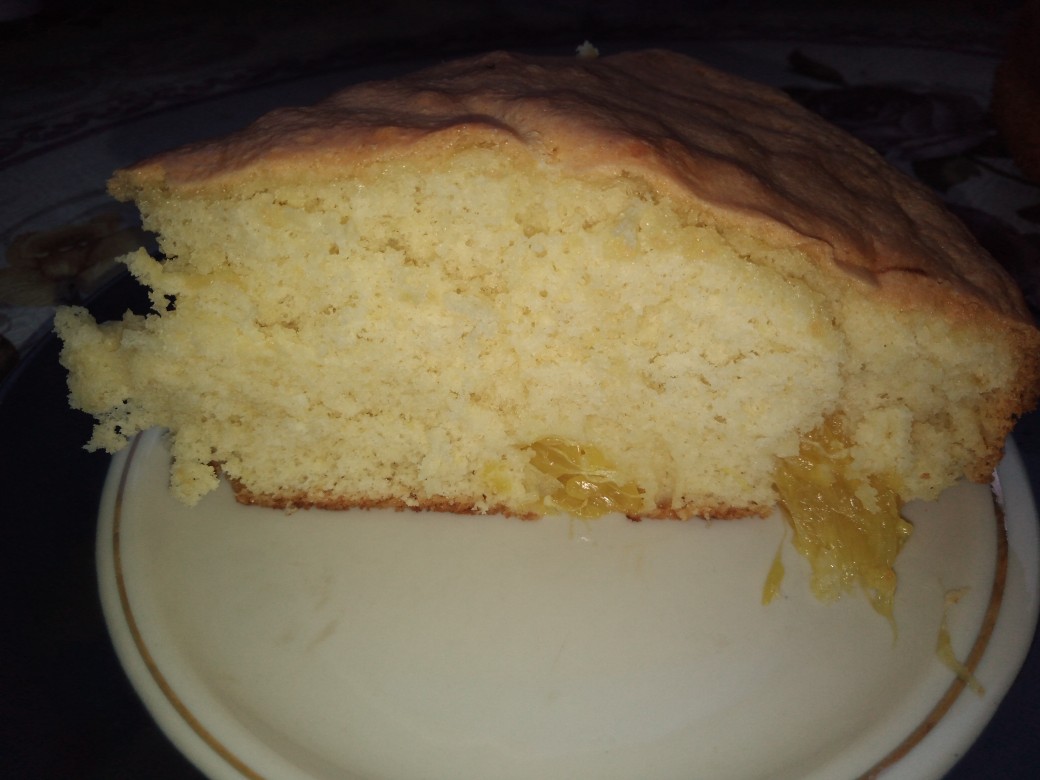 Шарлотка с апельсинами