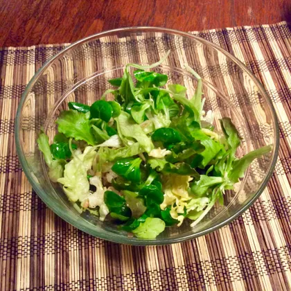 Зелёный салат по-азиатски