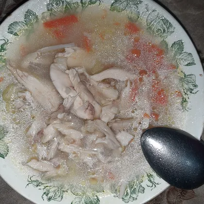 Супчик куриный с рисом