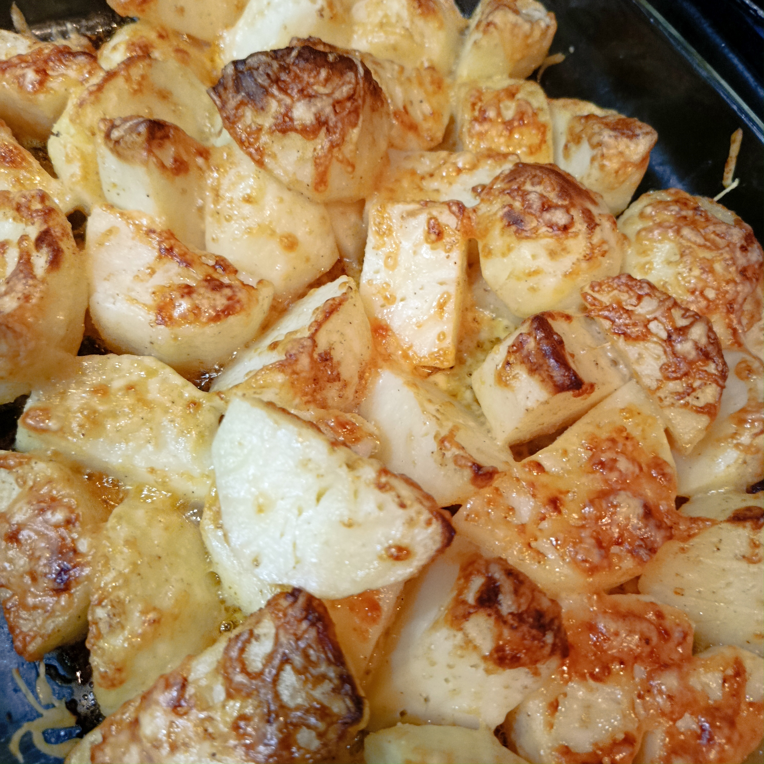 Картофель запеченный под сыром