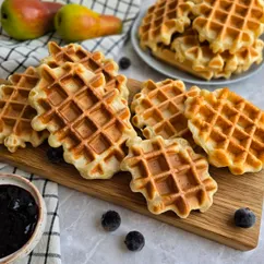 Хрустящие вафли на закваске