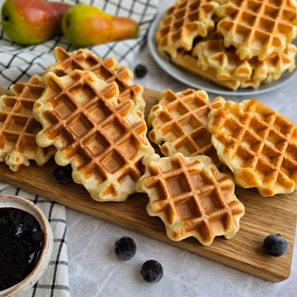 Хрустящие вафли на закваске