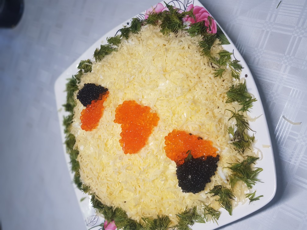 Салат «Мужской каприз» с курицей и грибами — рецепт с фото