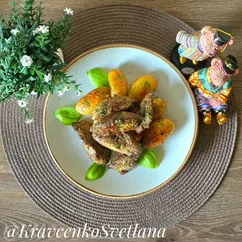 Жареная печень с картофелем